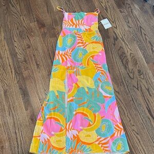 Show Me Your MuMu Tropical Print Maxi Dress.  XS NWT